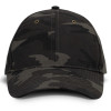 Black-Front Camo Look Caps